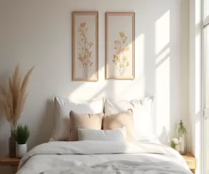 Co na ścianę nad łóżkiem w sypialni